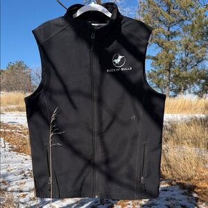 Black Buckin' Bulls Vest